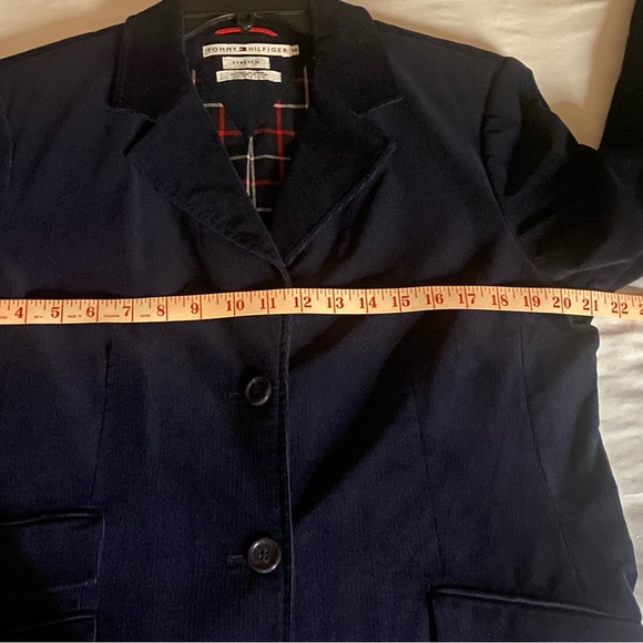 NWOT Tommy Hilfiger Women’s Stretch 
Cudrory Over Coat In Navy Blue Size 14. - Picture 5 of 8
